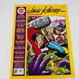 The Jack Kirby Collector Magazine #14 Thor W/‎ Silver Surfer Back Cover